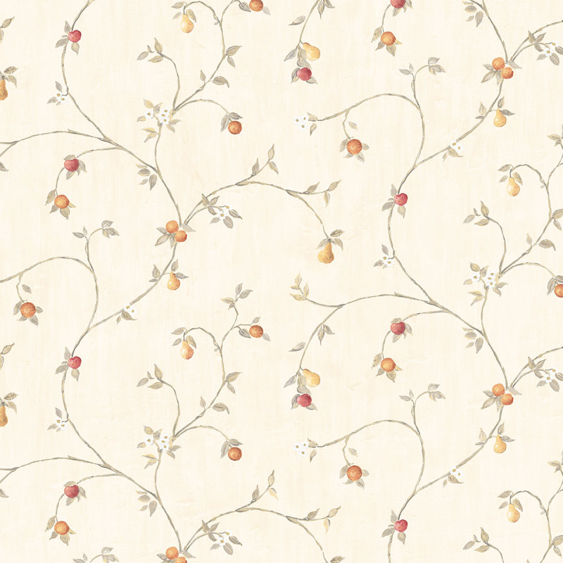 Mont 10m x 52.8cm Matte Paste the Wall Wallpaper Roll, Orange/Beige