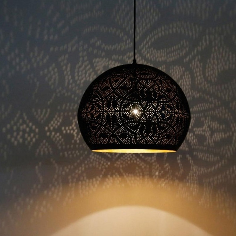 Ceres 1 - Light Dome Pendant, Black