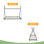 Lit plateforme simple avec structure triangulaire-117176507
