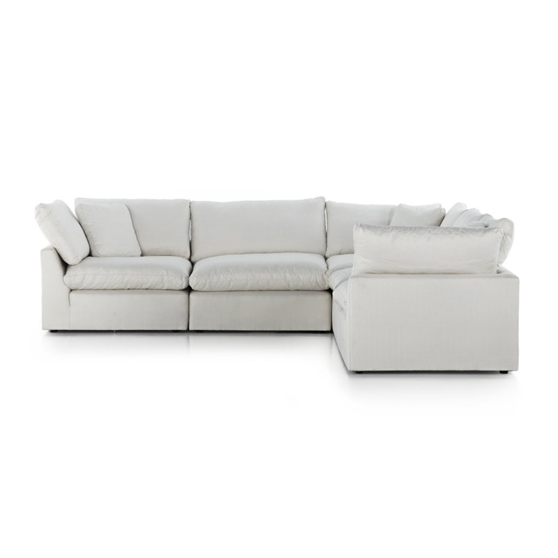 Stevie Modular Sectional, Anders Ivory Polyester