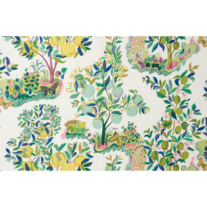 Tissu jardin d'agrumes, Lime