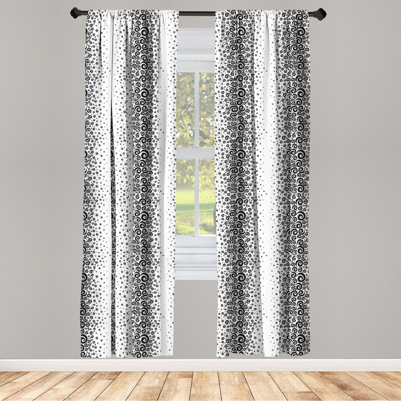Semi-Sheer Rod Pocket Sliding Panel, 28" x 95"