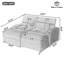 Canapé-lit convertible avec espace de rangement-1370051670