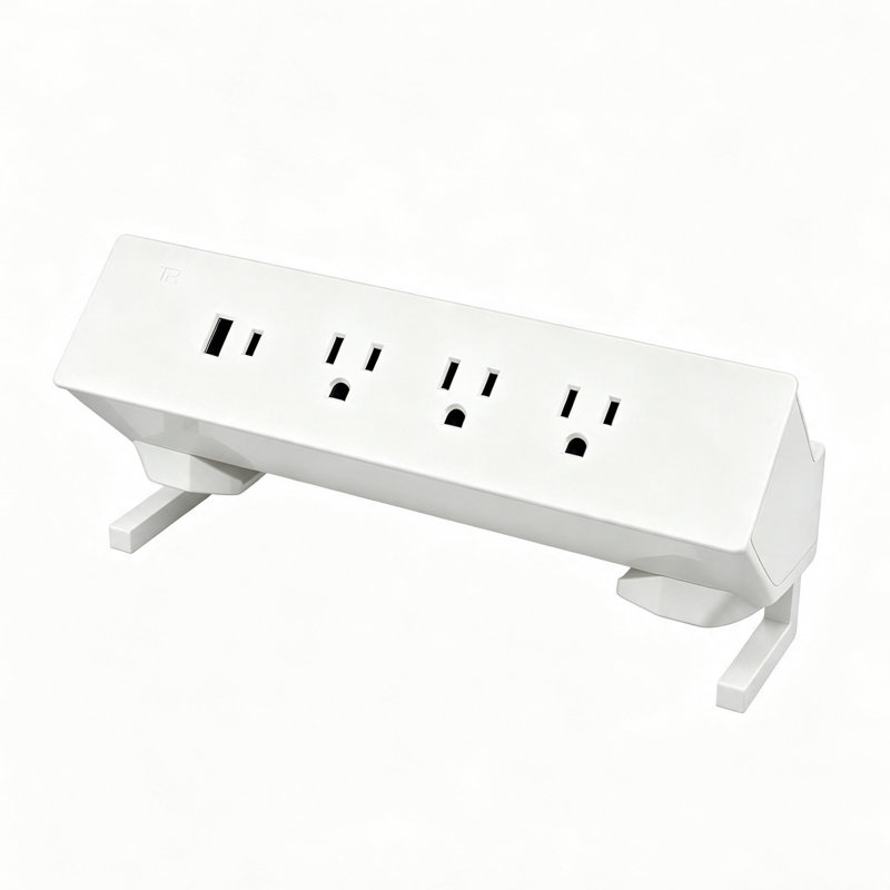 Multiprise Okeysen Clamp-On, Blanc