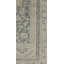 Tapis unique en laine beige / bleu / beige de style années 1940 de 6 pi 2 po x 9 pi 8 po