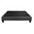 Upholstered King Size Bed Base In Dark Gray - Simple Design 14" Frame Upholstery