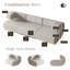 Canapé d'angle modulaire sans cadre-131207406-131207407