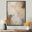 «Beige minimalisme élégance en fleurs», reproduction d'art sur toile, impression sur toile beige-97037182-97037183-119772771