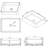 Pensen 20" L X 14" W  Bathroom Basin, Rectangular Vessel Sink, Quartz Stone, Matte Gray