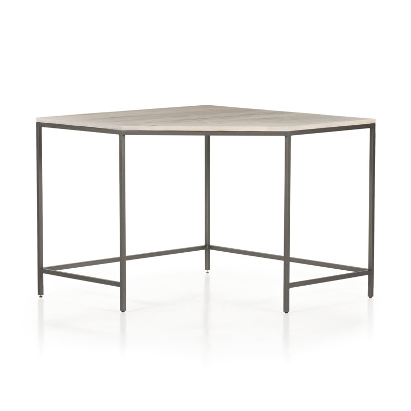 Ehme Solid Wood Writing Desk, Dove Poplar