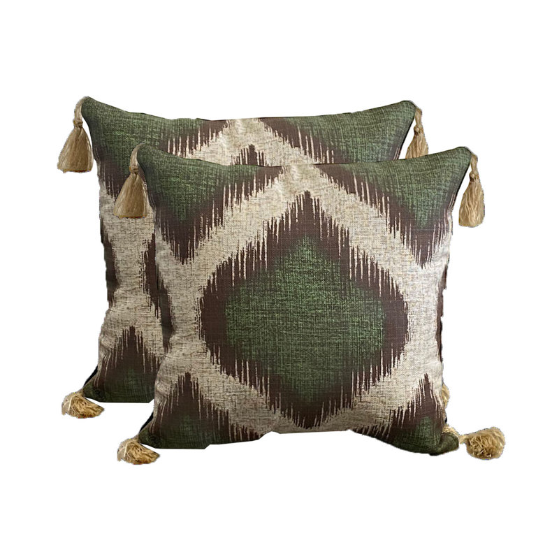 Geometric Outdoor Throw Pillow