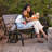 Powder Coated Steel Outdoor Glider