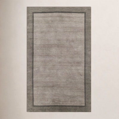 Zaley Gray Hand-Tufted Wool Rug