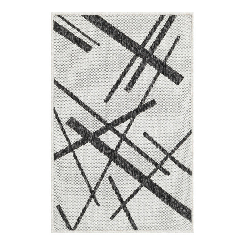 Geometric Indoor / Outdoor Rug, Rectangle 2' x 3'1"