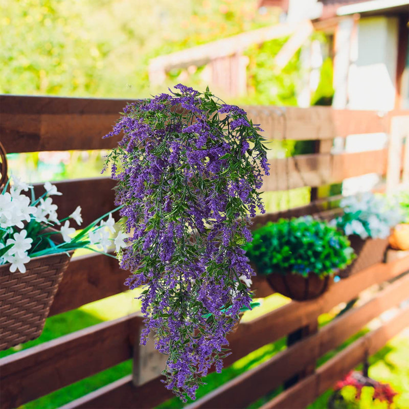 Faux fleurs artificielles pour la maison Home, Purple