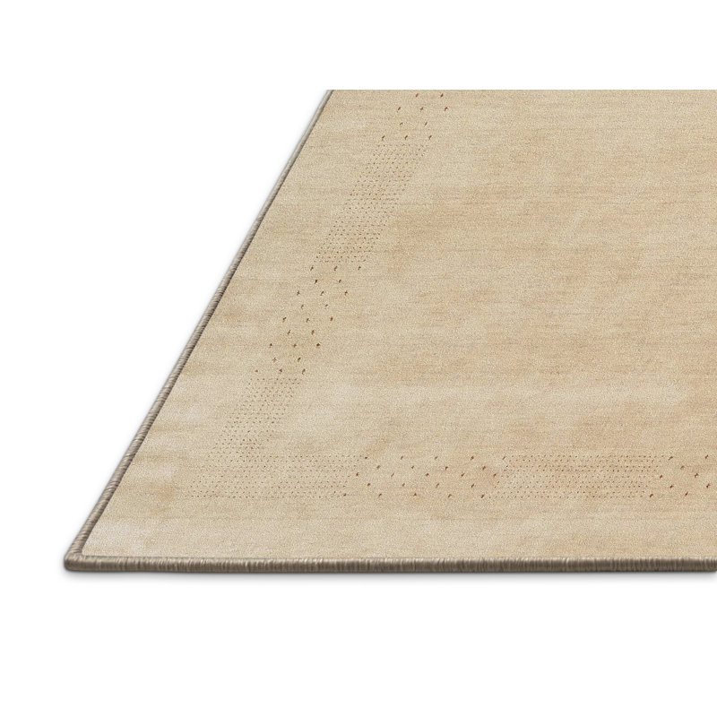 Surface beige contemporaine tapis, Rectangle 5 pi x 7 pi
