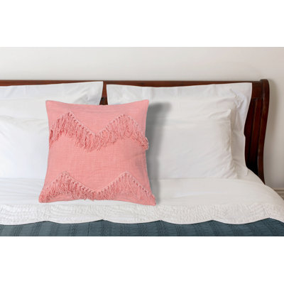 Cotton Abstract Throw Pillow