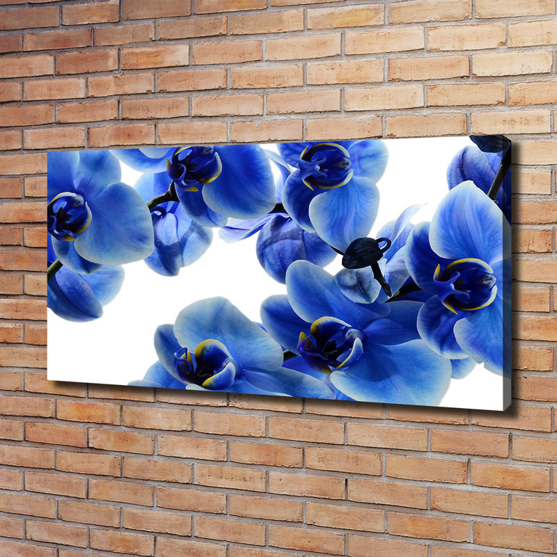 Blue Orchid - No Frame Print on Canvas