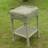 Square Metal Outdoor Side Table , 12'' in. W 12'' in. D-115952512