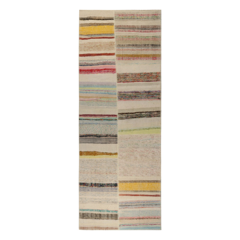 One-of-a-Kind 2'11" X 8' Hand Knotted Area Rug
