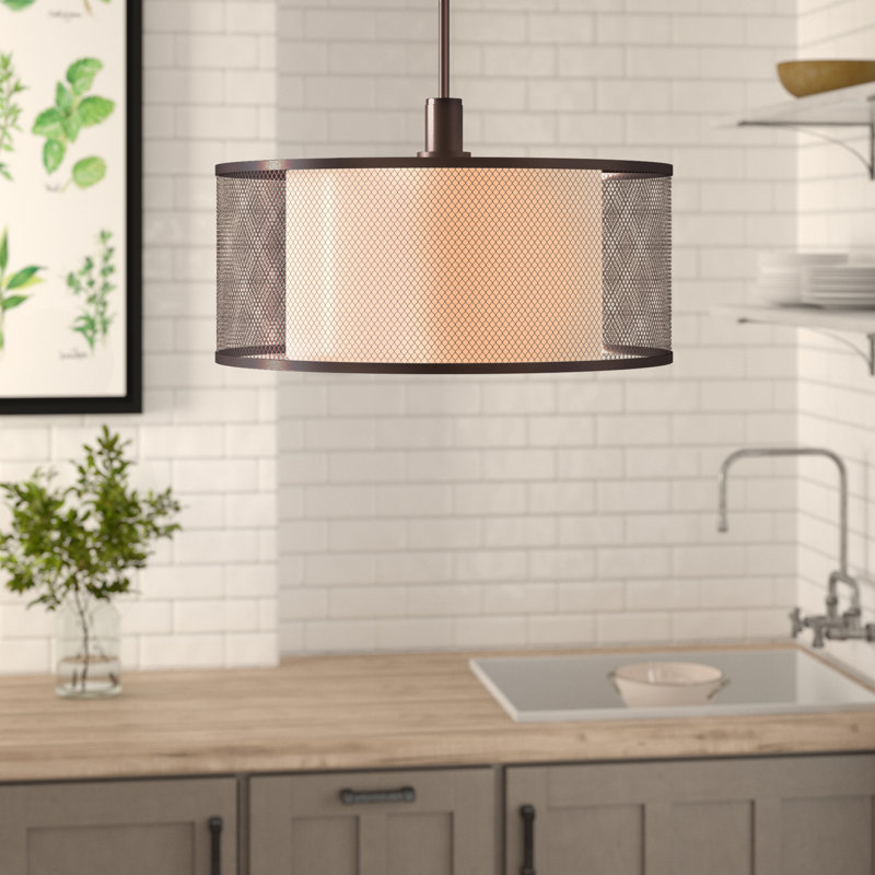 Luminaire suspendu cylindrique à 3 lumières Etosha