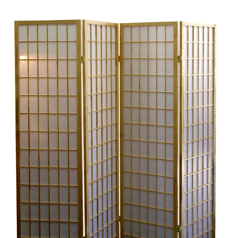 Cloison 70 po pour écran de 70 po de hauteur, paravent pliant de style japonais, 4, Multi-couleur