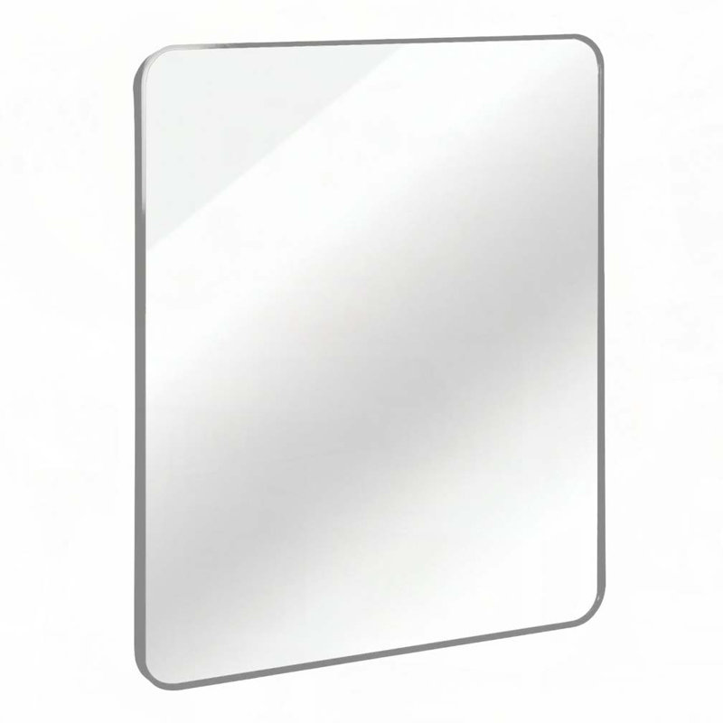 30 "x36" Rectangular Bathroom Wall Mirror, Silver