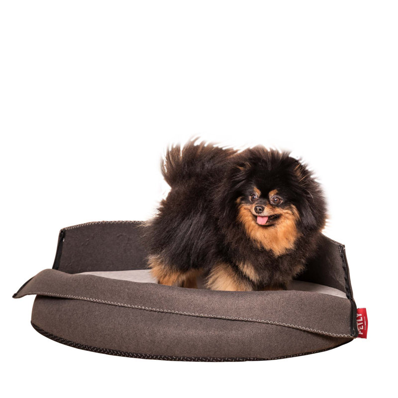 Orthopedic Microfibre Pet Bed, Light Grey