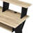 Eleazar Natural Oak Finish Music Recording Studio Desk With Spacious Storage And Cable Management, Perfect For Modern Creatives