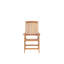 Saguenay Folding Patio Dining Armchair with Cushion