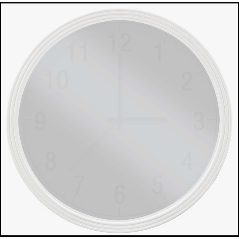 Miroir rond gris Carena