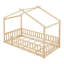 Structure de lit en bois avec clôture, fabrication en pin robuste, design ludique-123857053-123857056