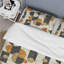 Ensemble de housse de couette orange et noir Midcentury Geometric Shapes III - Midcentury-109155983