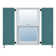 Atlantic Architectural Three Equal Panels, Raised Panel Shutters Pair