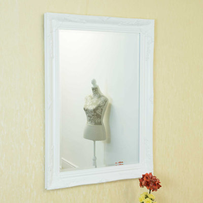 Alexandre Wood Flat Wall Mirror