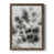 Toile avec cadre noyer