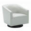 Fauteuil demi-tonneau pivotant en simili cuir Hall-687123744