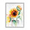 Bouquet de tournesols modernes de style aquarelle par Ziwei Li - peinture à cadre flottant sur bois