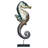 Partain Seahorse Capiz Shell and Metal Stand