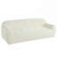 Canapé en chenille 3 places avec capitonnage sans assemblage requis-1300185155