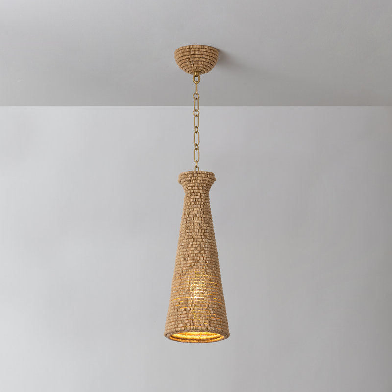 TALLMAN PENDANT, 20.25" H x 8" W x 8" D