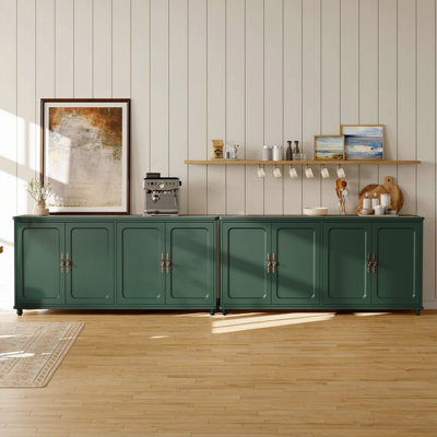 Veltri  60-In Vintage Four-Door Cabinet（2 PCS）