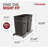 Rev-A-Shelf Double Pullout Trash Cans 27 qt. for Kitchen -112965375