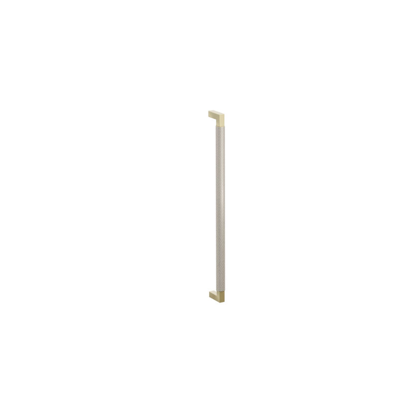 Poignée électroménager Emtek, Laiton satiné / nickel satiné