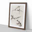 Three Birds Perched on Blossom Branches by Katsushika Hokusai - Picture Frame Painting Print-55769426-55769429