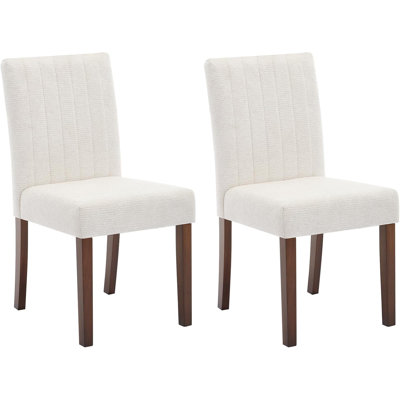 Upholstered Linen Lounge Chair