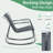 3 Pieces Patio Outdoor Furniture Set
