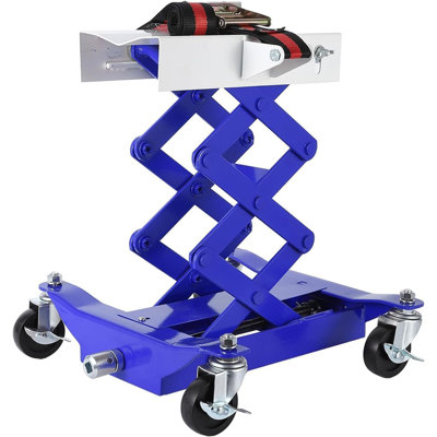 Heavy-Duty Scissor Lift Jack 450 lbs Capacity, Adjustable Height Transmission Hoist for Garage, Shop & Automotive Repair