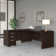 Bush Business Furniture Studio C L Shaped Desk with Mobile File Cabinet and Return