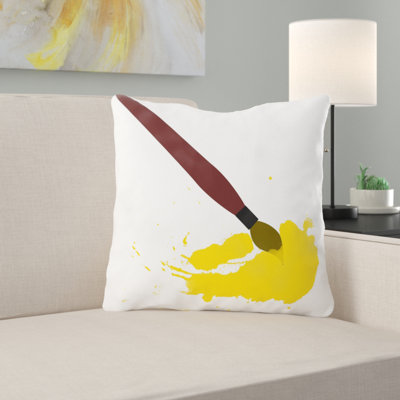 Middendorf Brush Throw Pillow
